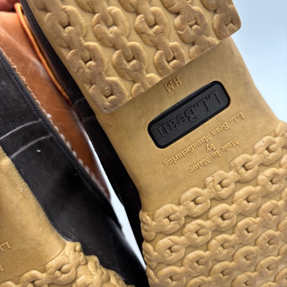 L.L. Bean Men’s 9 Brown Leather GoreTex Insulated Duck Boots - Picture 6 of 9
